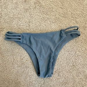 Blue bikini bottoms